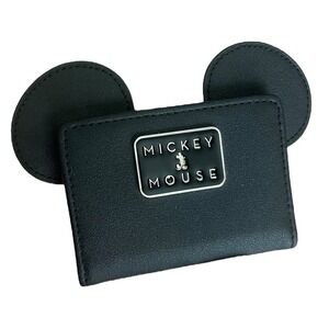 NWOT WDW Disney Mickey Mouse Ears Snap Credit Card Case ID Wallet